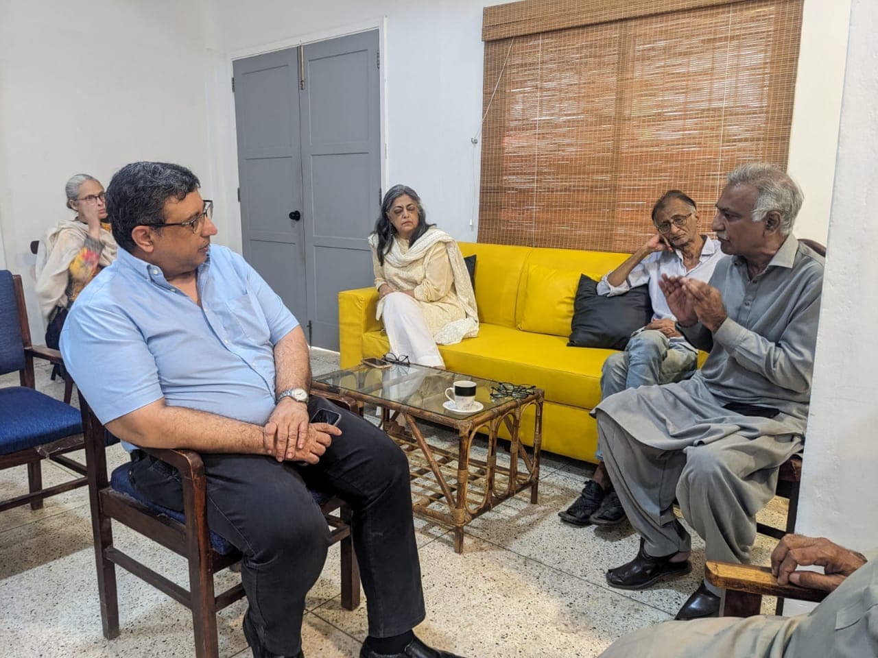 With Asad Sayeed, Nasir Mansoor & Aisha Gazdar